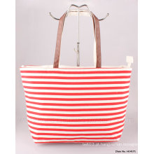 2015 Nova Stripe Canvas Moda Bolsa Mulheres